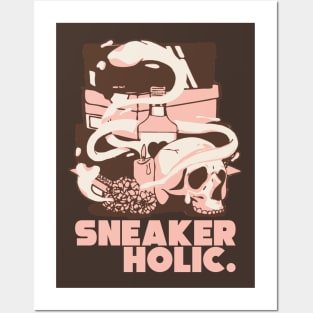 Sneaker Holic Mocha Neapolitan Posters and Art